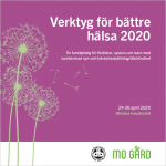 Bild på framsida av inbjudan till familjehelgen "Verktyg för bättre hälsa"